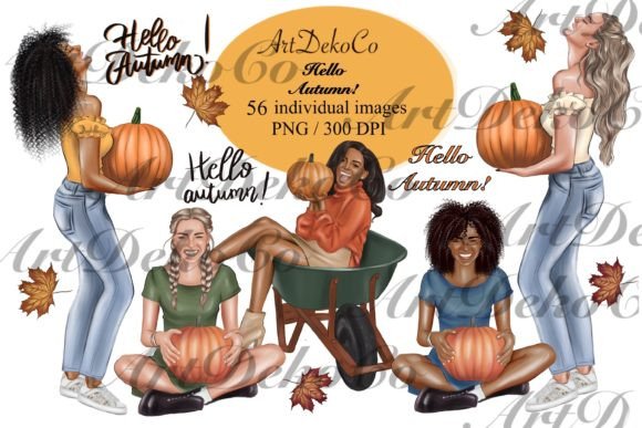 Autumn Clipart, Hello Autumn Clipart: A Strategic Asset for Visual Communication