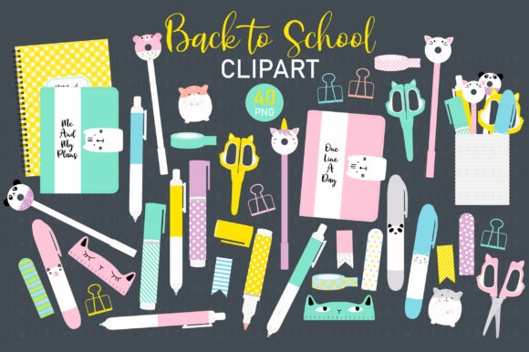 Back to School Clip Art for Creative Projects