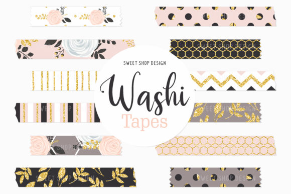 Digital Washi Tape Gold Blush Floral: A Practical Evaluation for Designers and Crafters