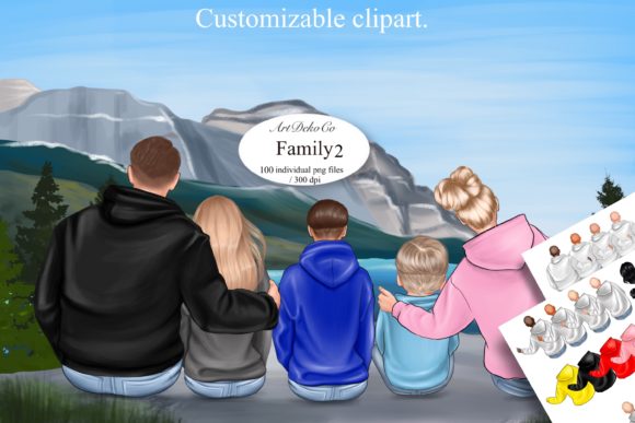 Family Clipart, Sitting Family: A Comprehensive Guide for Creators