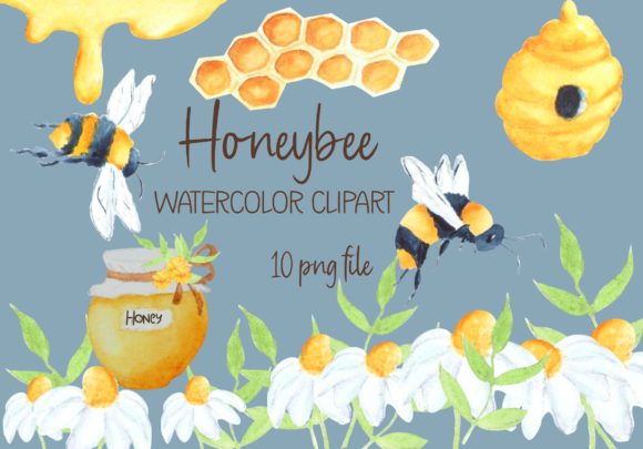 Honey Bee Watercolor: Bringing Nature's Sweetness to Your Creative Projects