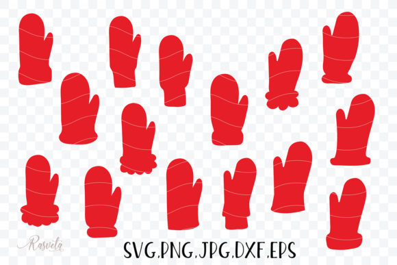 Red Santa's Mittens Collection: A Creative Toolkit for Holiday Projects