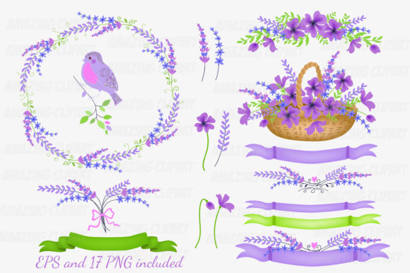 Strategic Design with Floral Wreaths, Floral Border EPS, and PNG Assets