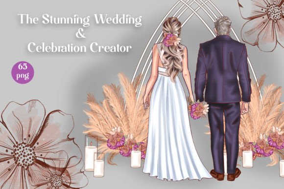 The Stunning Wedding, Wedding Clipart Collection