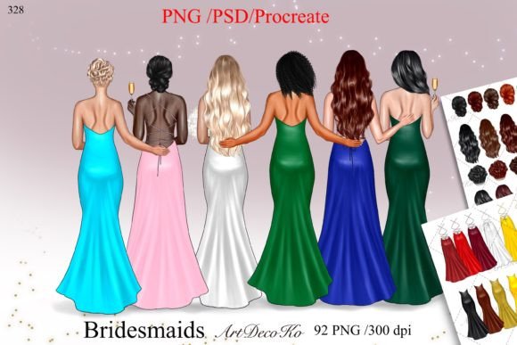Wedding Clipart Bride with Bridesmaids: A Practical Guide for Designers and Creators